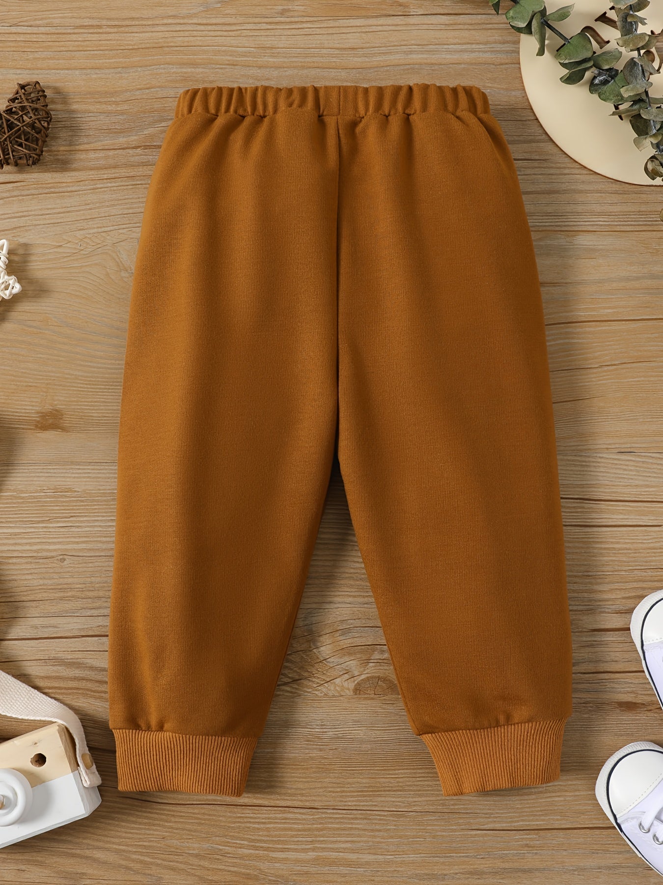 Baby s Elastic Waist Sweatpants Joggers Pants Child s Comfy Trousers