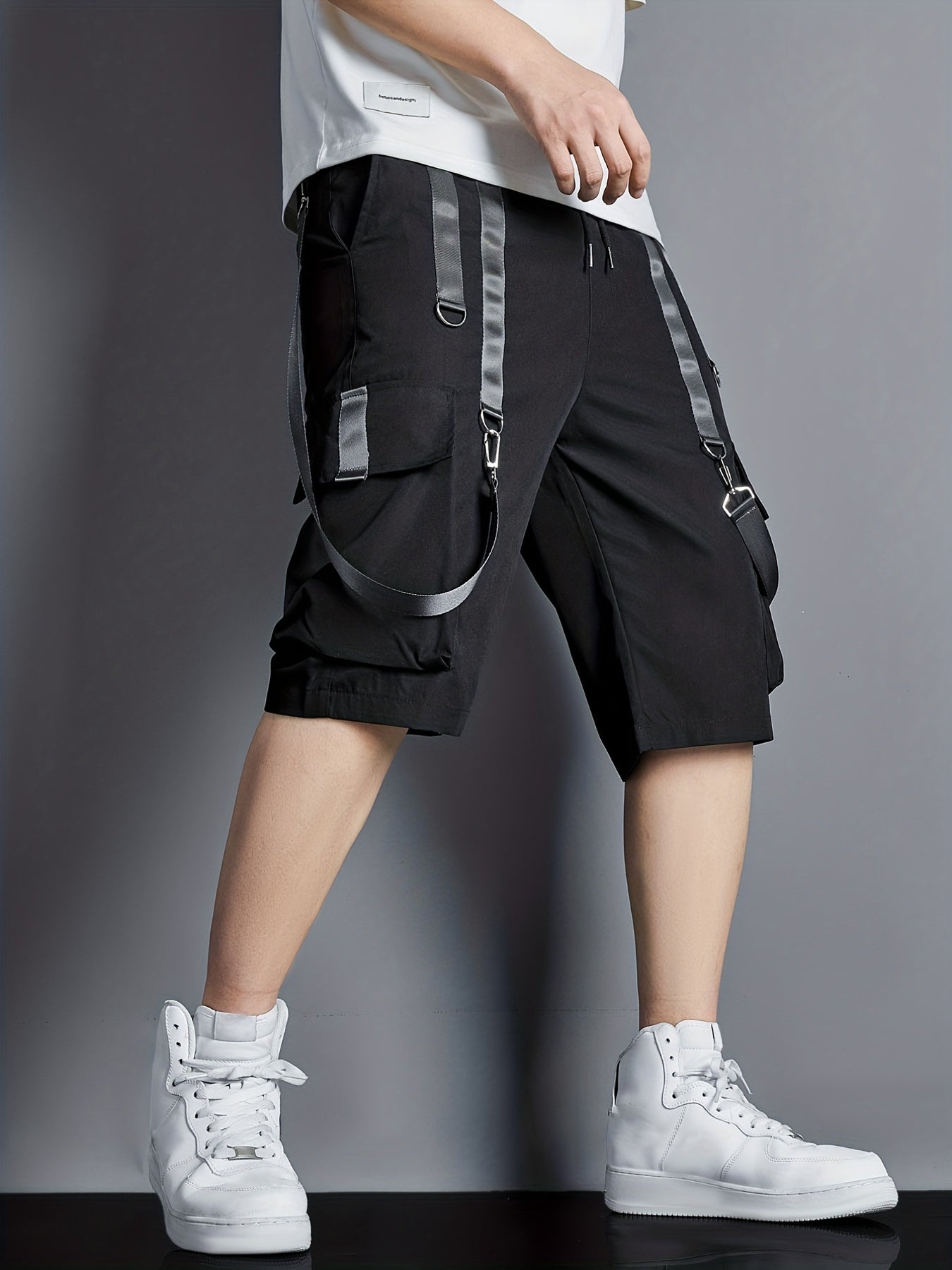 Men's Lightweight Cargo Shorts Streetwear Techwear