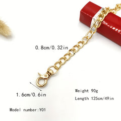 Detachable Metal Bag Strap Lightweight Travel Accessories