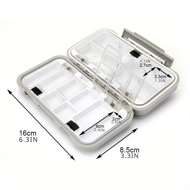 Maksut 16 Grid Pill Organizer Box Travel Medicine Storage Container