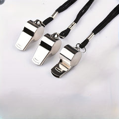 3pcs Stainless Steel Whistles Set for Sports Competitions