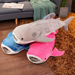 Cute Cartoon Whale Plush Pillow - Fun Kids' Birthday Gift