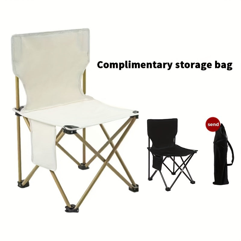 Folding Beach Chair for Fishing Camping Picnic Leisure - Portable Outdoor Seat
