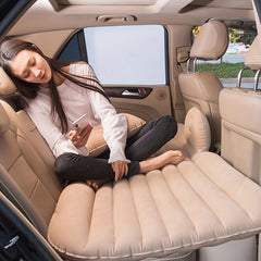 Self Inflating Car Air Mattress & 2 Pillows for Travel & Camping