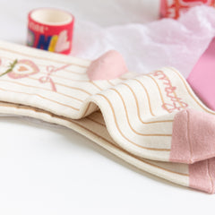 3 Pairs Women's Strawberry Mid Socks Set