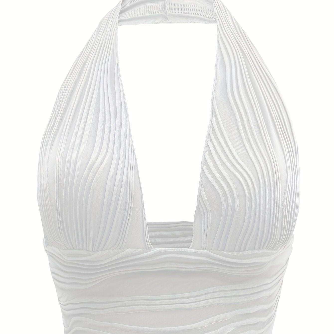 Sexy Plunging Halter Cami Top Women's Lingerie