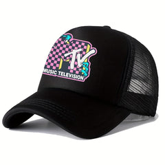Unisex Cartoon Print Baseball Cap Outdoor Sport Sunshade Adjustable Breathable