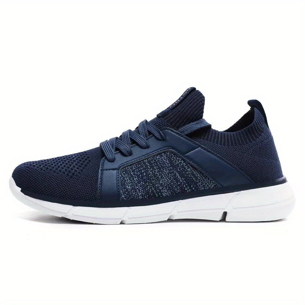 Men's Breathable Running Sneakers Shock Absorption Shoes