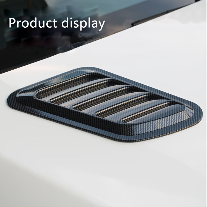 2pcs Car False Air Outlet Hood Vent Decoration Accessories
