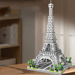 Paris Eiffel Tower Building Blocks Set Puzzle Toy