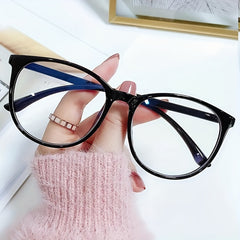 Square Anti Light Glasses For Women Men Students Jelly Glasses Frame