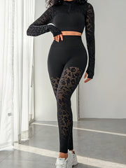 High Waist Yoga Leggings Breathable Fitness Running Pants
