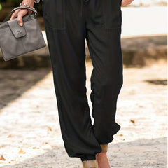 Drawstring Waist Jogger Pants for Women