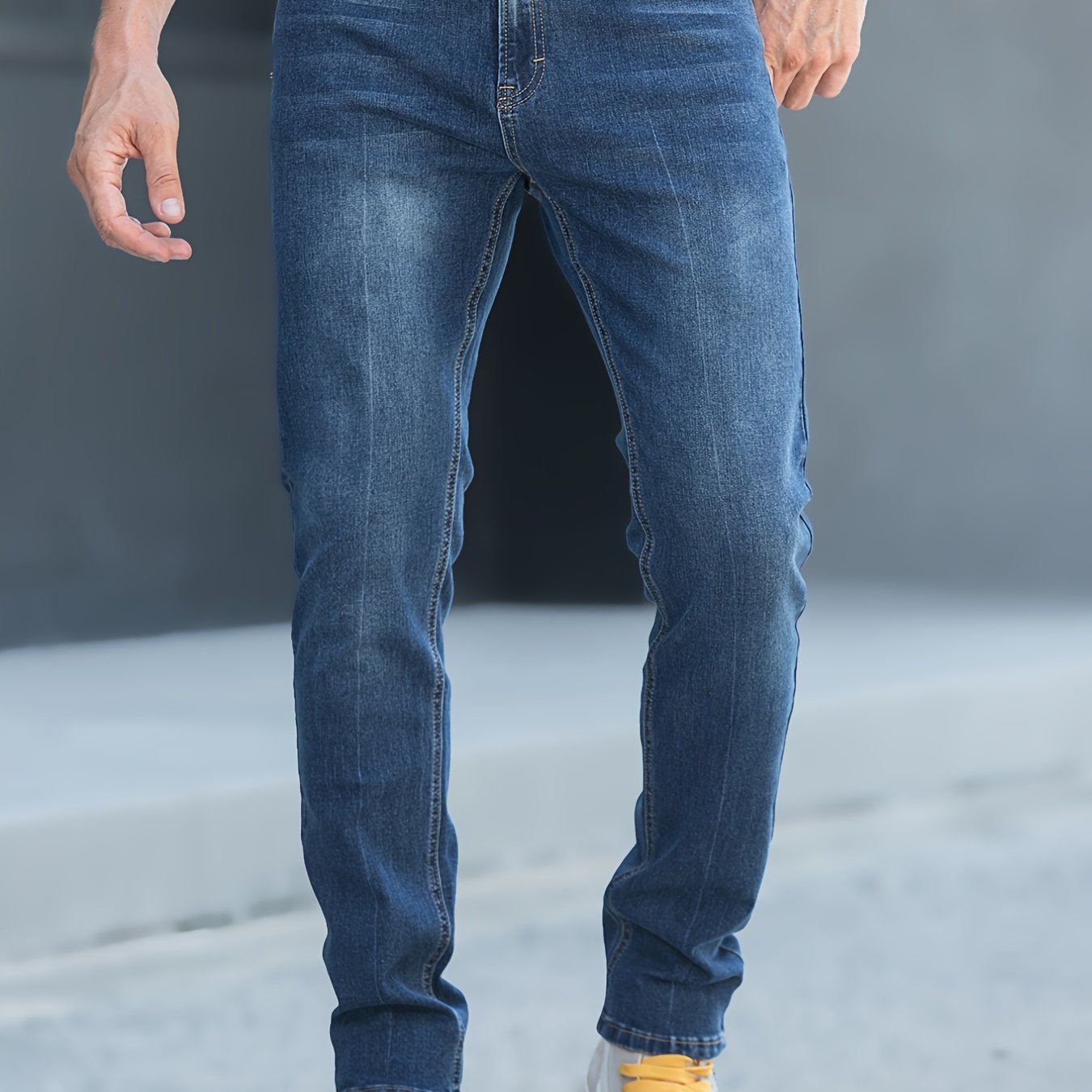Stretch Slim Jeans for Men