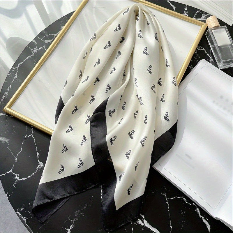 Horse Head Bandana Neckerchief Head Wrap Holiday Accessory Gift For Mother's