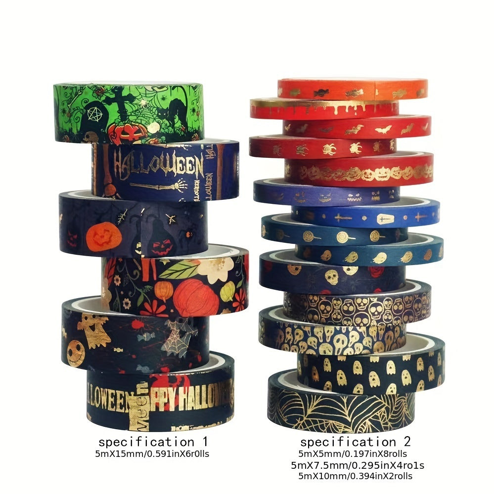 Halloween Foil Washi Tape for Decorations & Scrapbooking
