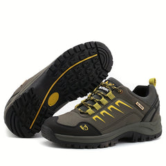 Men's Low Top Hiking Boots Non Slip Lace Up Shoes