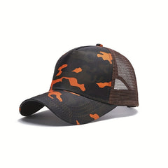 Unisex Mesh Trucker Hat Camouflage Baseball Cap
