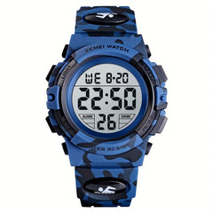 Multifunctional LED Glow Waterproof Boys Watch