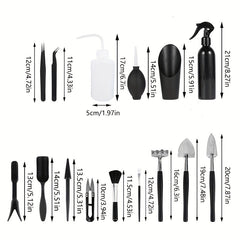 Succulent Tools Mini Garden Tool Set - Transplanting Tools Kit