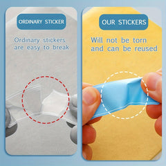 50pcs Waterproof Chalk Labels Adhesive Sticker Notes Office Supplies