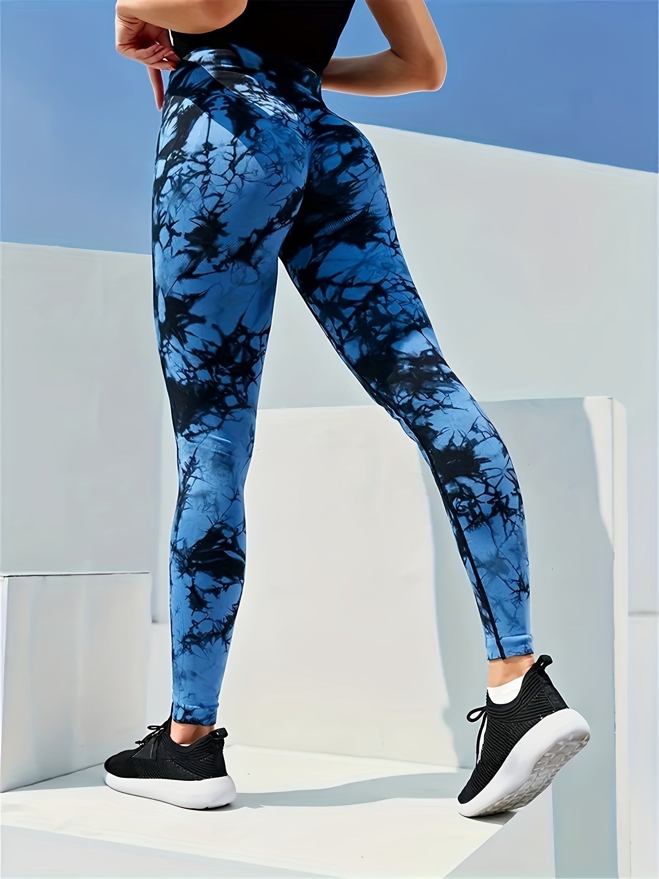 Tie Dye High Waist Hip Lift Yoga Leggings