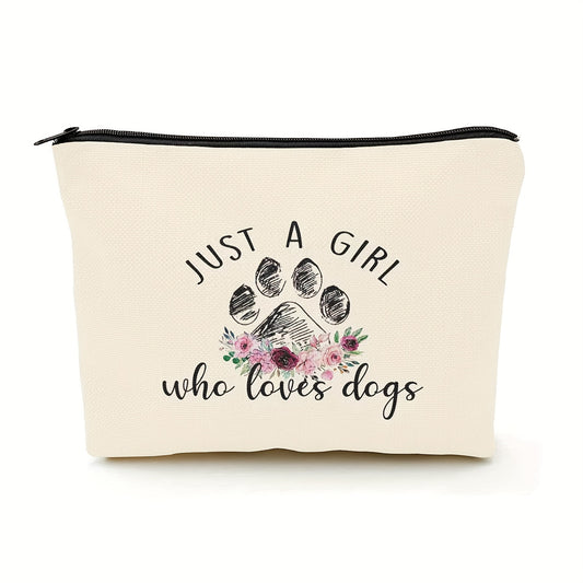 Dog Birthday Gift For Sister Makeup Bag Zipper Purse