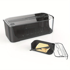 Butter Dish Butter Cutter Box With Transparent Cover Butter Keeper