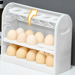 3-tier Egg Storage Box for Refrigerator, Side Door Container