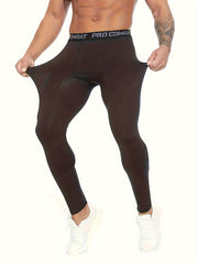 Men's 2-in-1 Compression Shorts Quick Drying Active Leggings