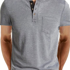 Men's V Neck Short Sleeve T Shirt for Summer