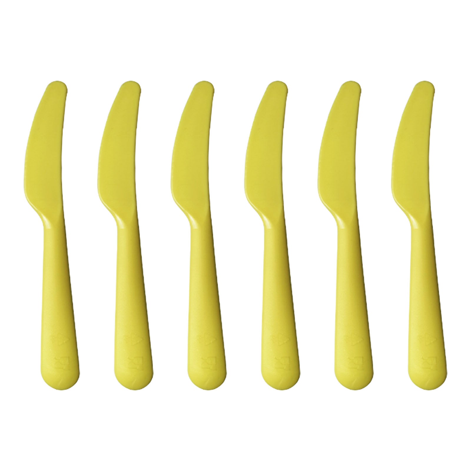 6pcs Children's Plastic Tableware Light Macaron BPA Baby Feeding Table