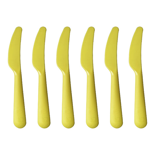 6pcs Children's Plastic Tableware Light Macaron BPA Baby Feeding Table