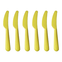 6pcs Children's Plastic Tableware Light Macaron BPA Baby Feeding Table