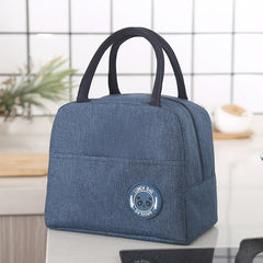 Insulated Lunch Bag Aluminum Foil Bento Bag Meal Bag Tote Bag