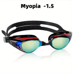 Shortsighted Optical Swim Goggles Anti Fog UV Protection