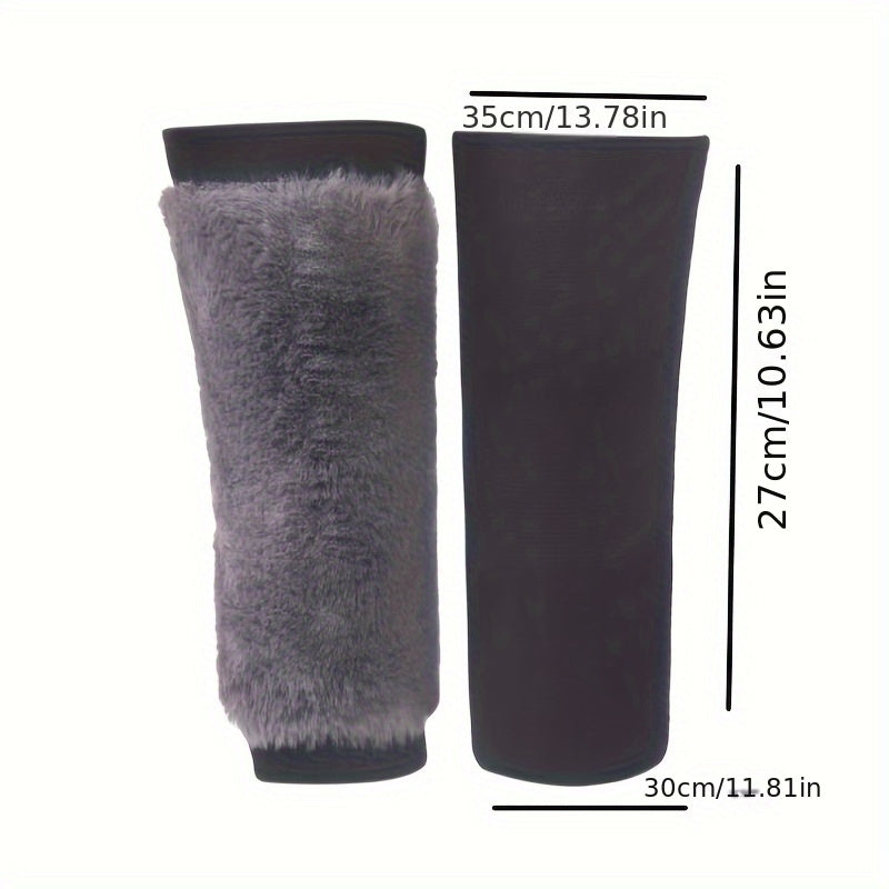Winter Knee Pads Rabbit Fur Sports Leg Warmers