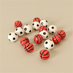 Mini Football Basketball Dollhouse DIY Ornament Toy Model Decor Gift