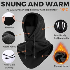 2pcs Balaclava Ski Mask Fleece Warm & Breathable Face Mask