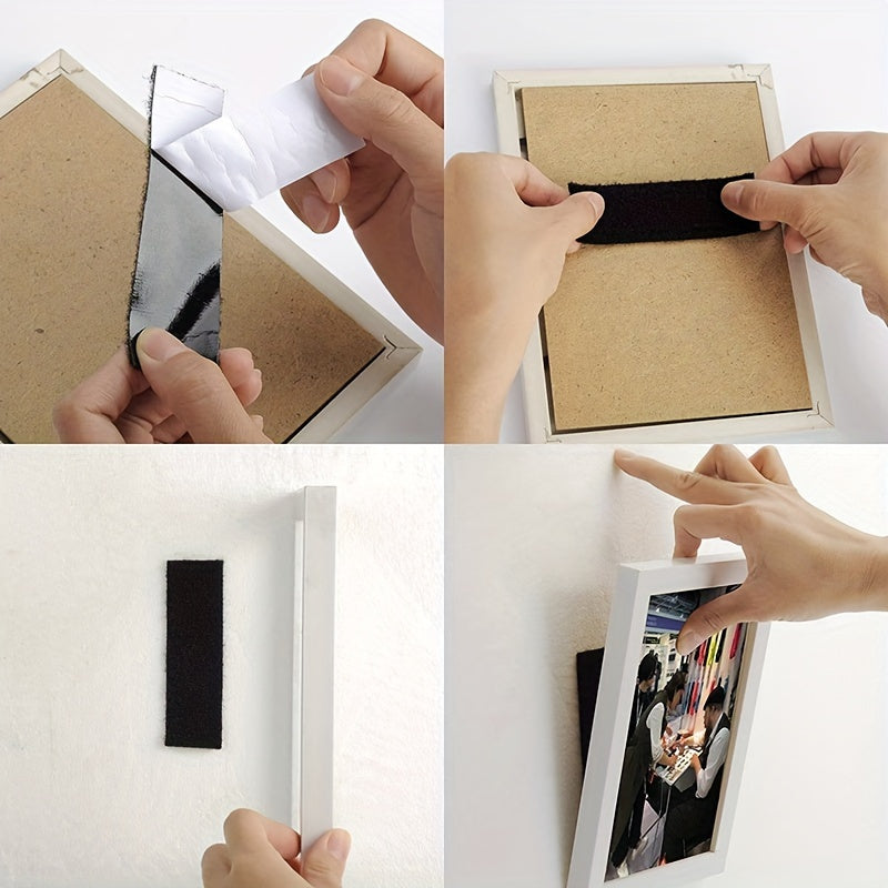 3x7cm Adhesive Hook and Loop Strip - 10/20Sets