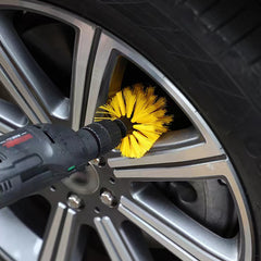Car Grooming Drill Brush Wheel Cleaning Brush Car Cleaner Scrub 3pcs