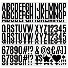 12pcs Large Letter Stickers Self Adhesive Vinyl Alphabet Number Stickers