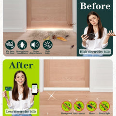 Adjustable PVC Under Door Draft Stopper Seal Weather Stripping Energy Saving