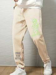 Anime Character Print Men s Drawstring Sweatpants