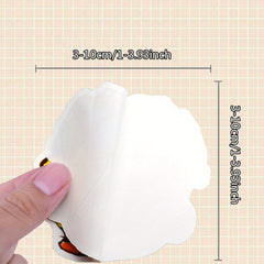 50pcs JJIJIAN Tulip Flower Stickers Reusable Self Adhesive Decals