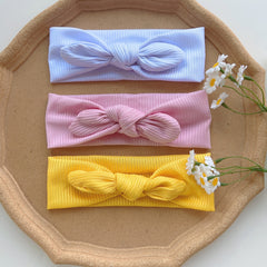 3pcs Rabbit Ears Bow Headband Hair Accessories for Baby Girls