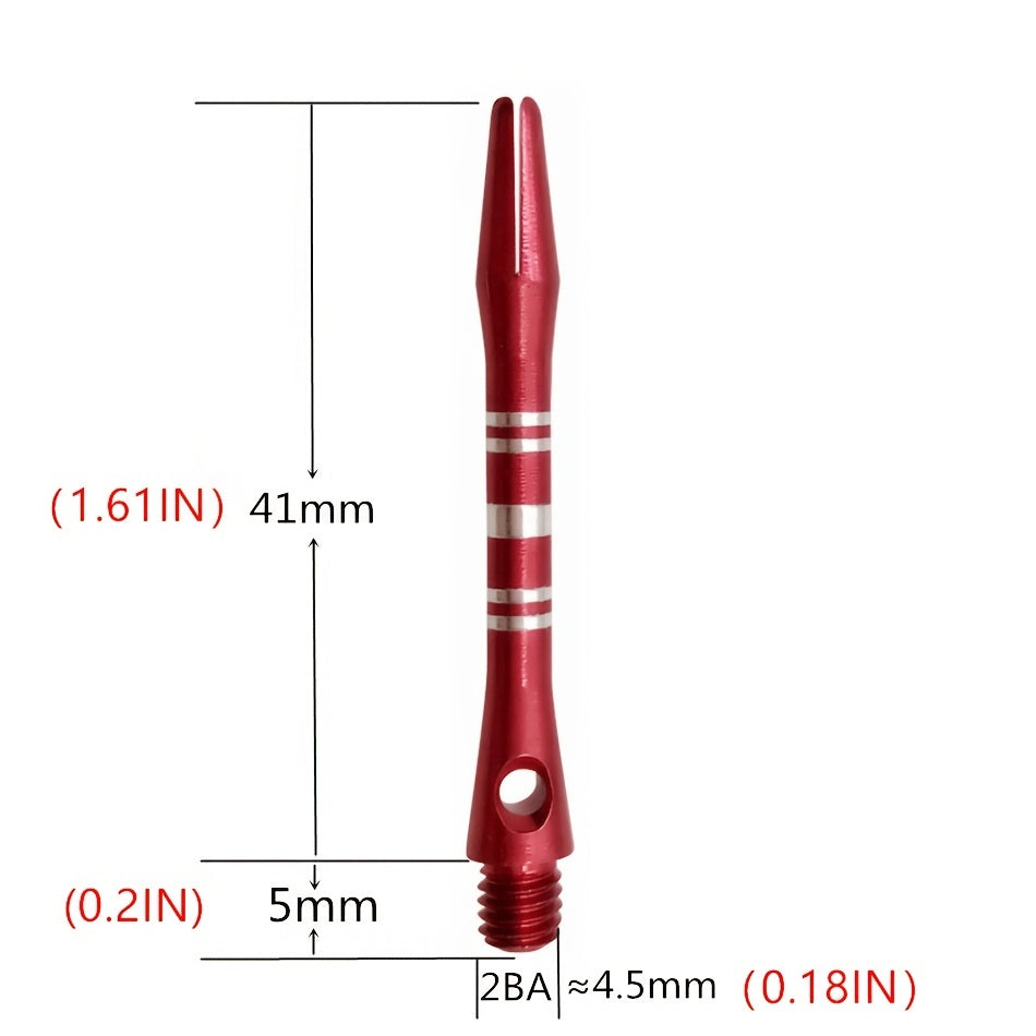 3pcs Vibrant Aluminum Dart Rods, Replacement for Dart Set