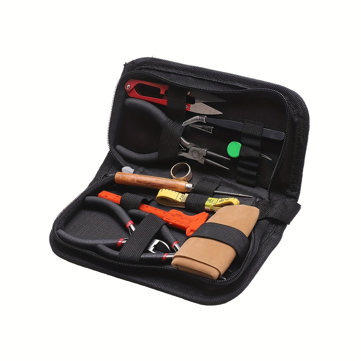 Jewelry Making Tool Bag with Pliers, Caliper, Tweezers