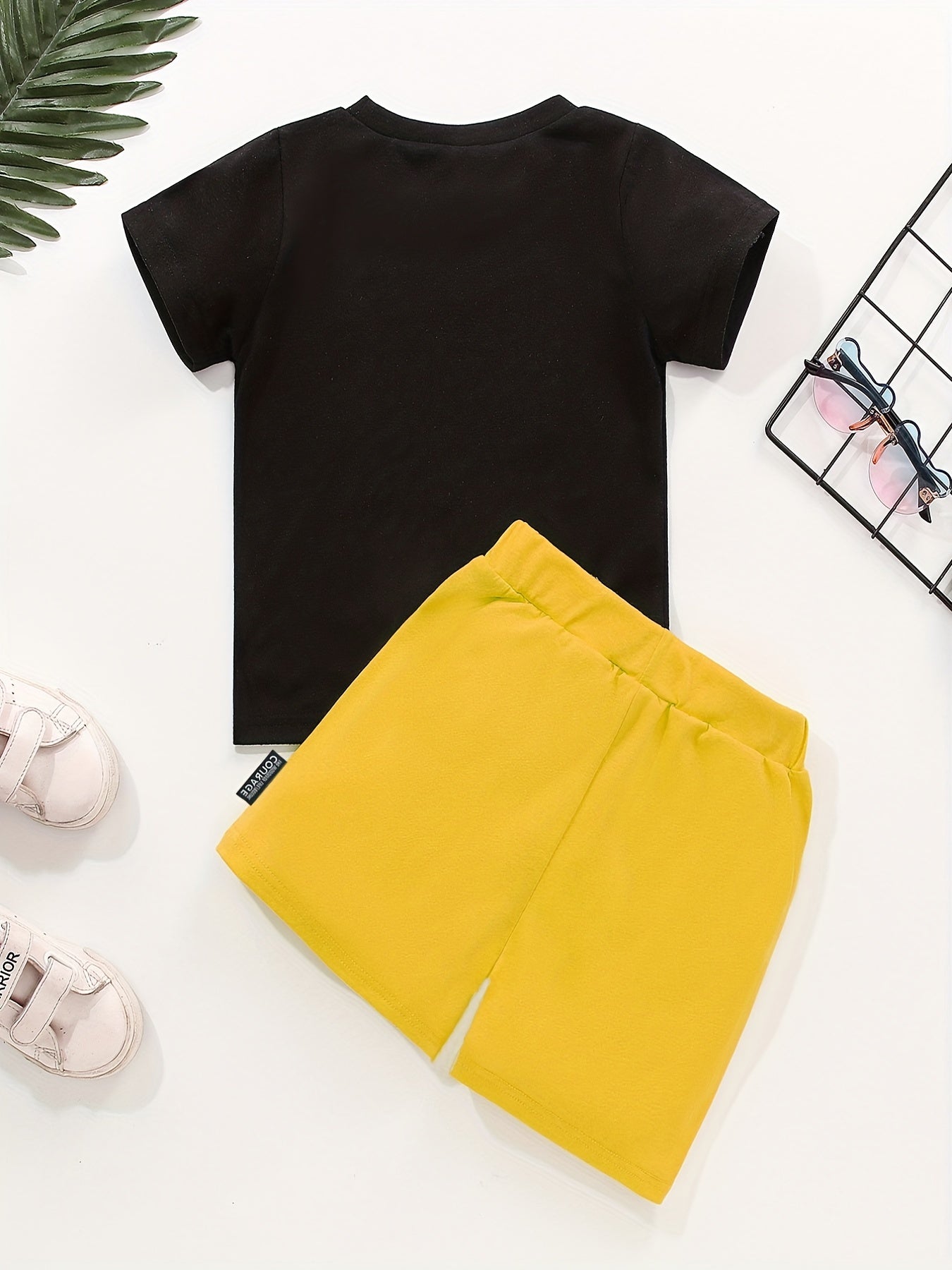 Boys Journey Graphic Tee & Drawstring Shorts Set