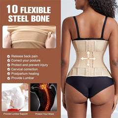 Waist Trainer Trimmer Belt Tummy Control Compression Wrap Cincher